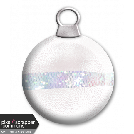 Disco snow bauble