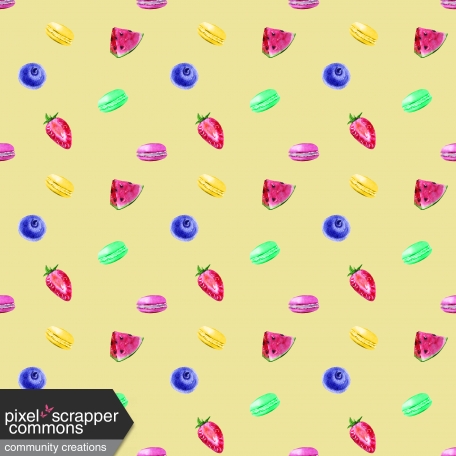 Fruity Background Paper Yellow