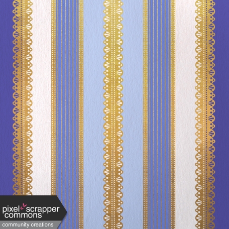Paper – Golden lace in blue