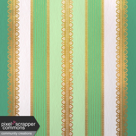 Paper – Golden lace in green