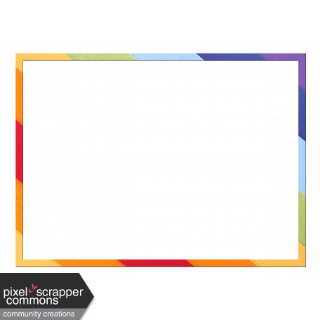 Frame - Rainbow rectangle 2