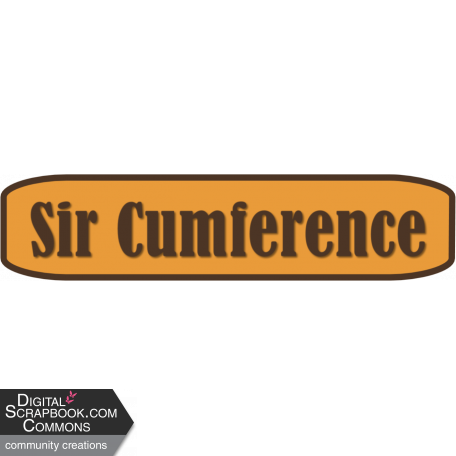 Pi Day Sir Cumference Label