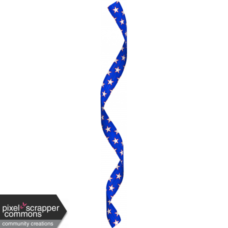 Patriotic Star Ribbon 3 graphic by Christina Carrano | Pixel Scrapper