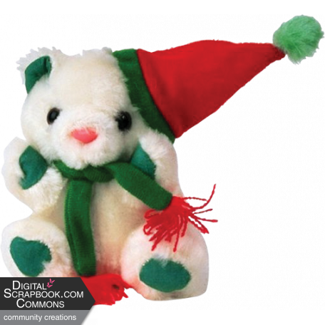 Stuffed Christmas Bear