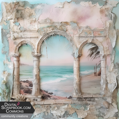 Paper Seaside Ruins22