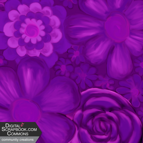 flower paper purple