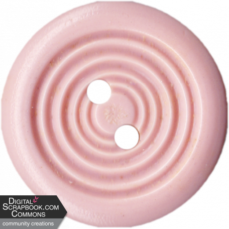 Button Tin - button pale pink