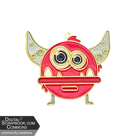 Rosy Pink - Enamel Little Monster