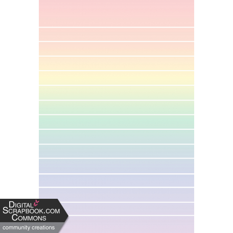 4x6 White Lined Rainbow Journaling Card