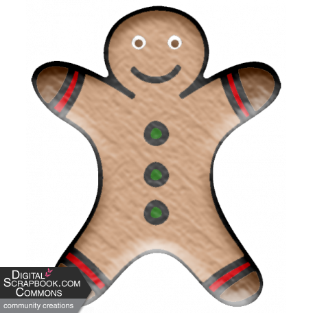 Gingerbread Cookie Sticker