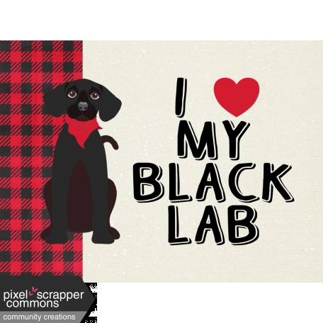 BYB 2016: "I Love My Black Lab", Pocket Card 01