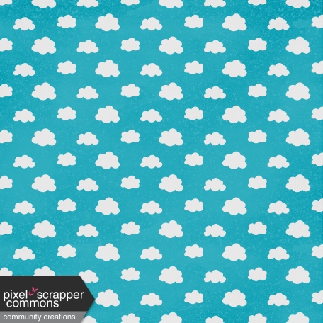 April 2021 Blog Train: Patterned Paper 15, Clouds