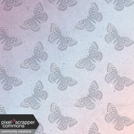 May 2021 Blog Train: Spring Flowers Patterned Paper Ombre Faded Butterflies