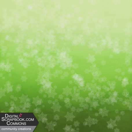 The Good Life: December 2021 Bundle Snowflake Ombre Paper 01, Green
