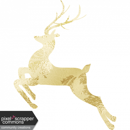 Gold Leaf Foil: Deer 03