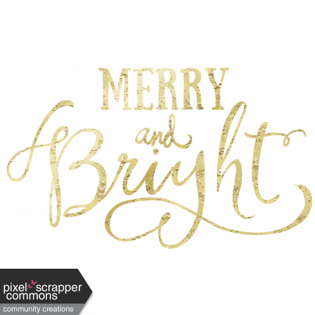 Gold Leaf Foil: Merry and Bright