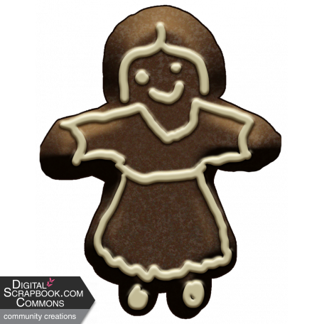 Gingerbread Cookie Woman 2 by Bard Judith