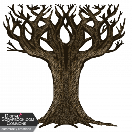 Big Genealogy Tree - Sepia