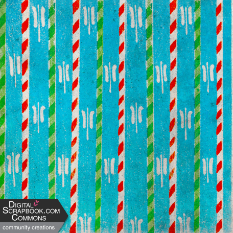 Candy Cane Blue paper