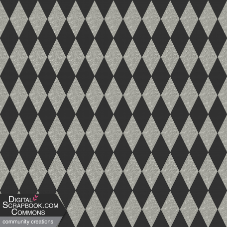 Winter's New Year - Black and Silver Background Paper