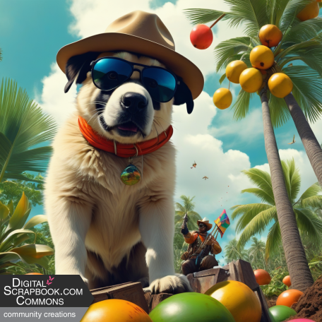 Pup in Sunglasses