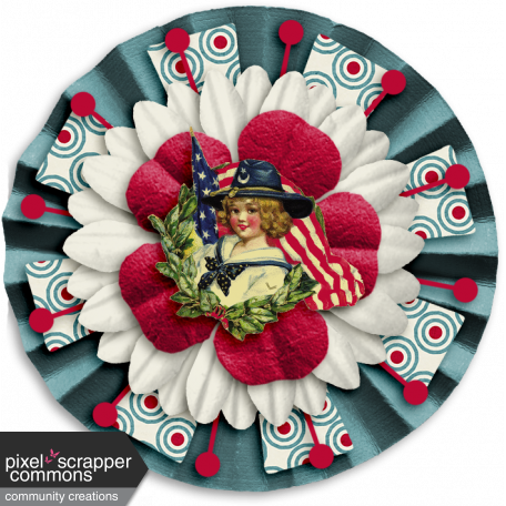 KMRD-Patriotic Flowers-T-flower