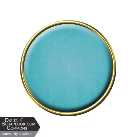 Mexican Spice Brad 13 - Turquoise - Gold Border