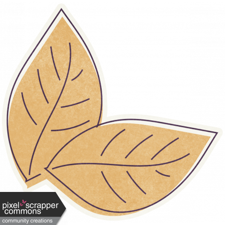 Thankful Harvest Leaf Sticker 2