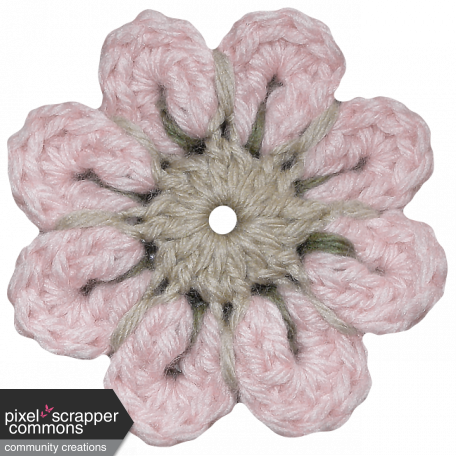 Cashmere & Cocoa Crochet Flower