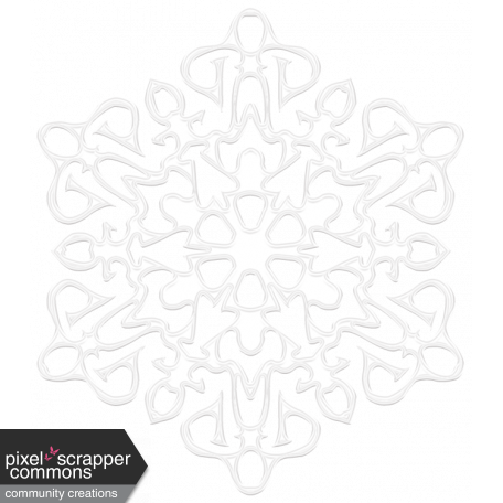 Cashmere & Cocoa Plastic Snowflake
