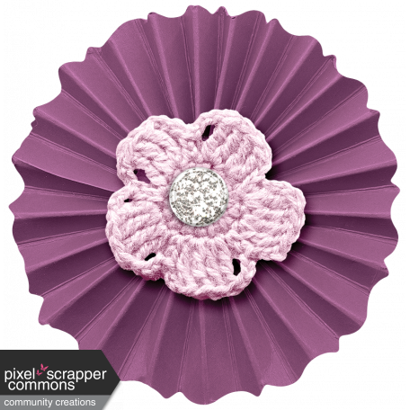 Friendship Day - Purple Accordion Flower