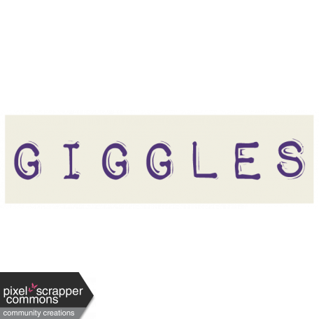 Better Together - Giggles Word Label