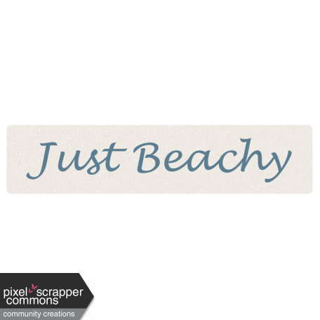 Hollister - Just Beachy Word Bit