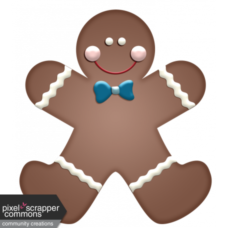 Home For The Holidays - Gingerbread Boy Element