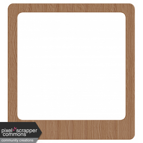 Home For The Holidays - Light Brown Square Wood Frame