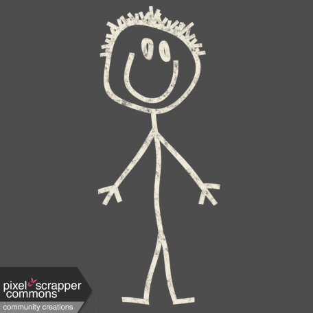 Kids Ahead - Chalk Stick Boy graphic by Melissa Riddle ...