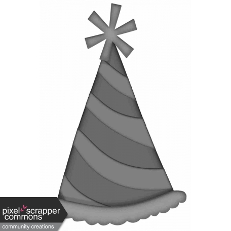 Birthday Bash - Layered Party Hat Template