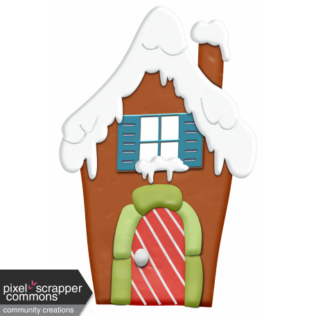 Christmas Gingerbread House Element