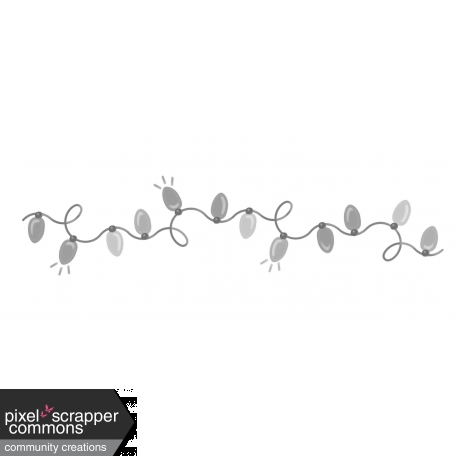 Christmas Light String Element Template