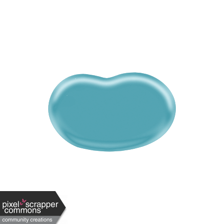 Easter - Blue Jellybean Element