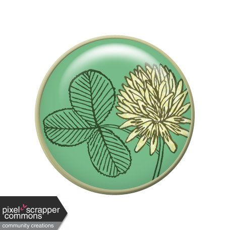 Gentle Blooms - Green Painted-Flower Flair