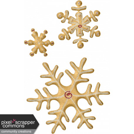 Holiday Cookies - Snowflakes