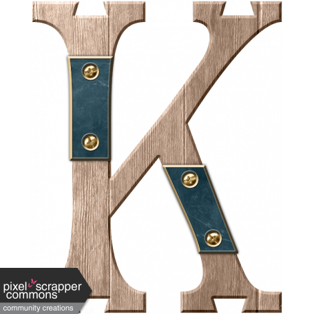 Organized Mess - Alphabet Kit - Uppercase K