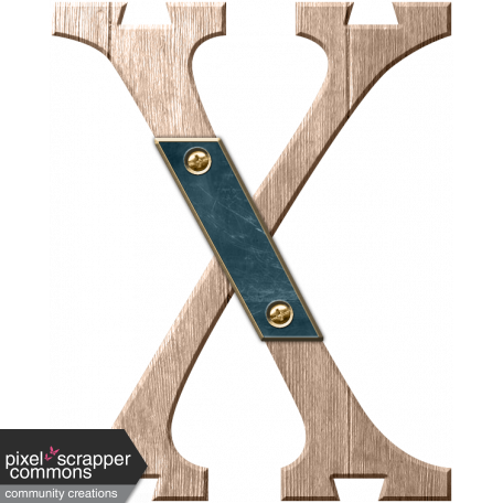 Organized Mess - Alphabet Kit - Uppercase X