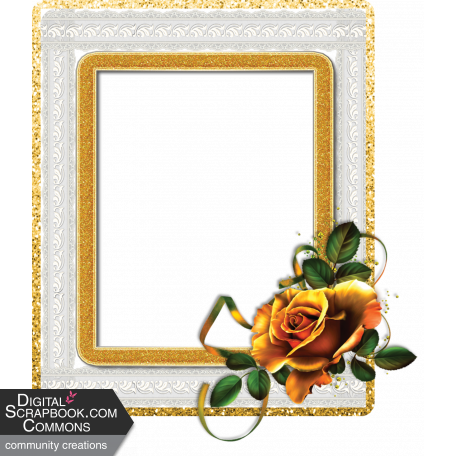 Glitter, Lace and Rose Glam Frame