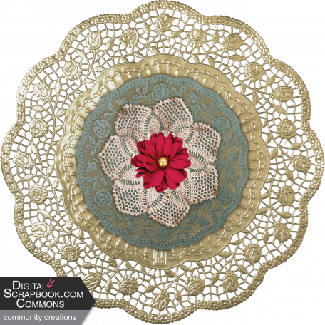 Gold Doily