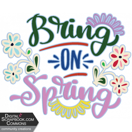 Spring Lettering