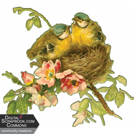 Victorian Ephemera - Happy Birdies2