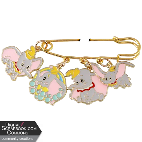 Extracted Baby Dumbos Pin