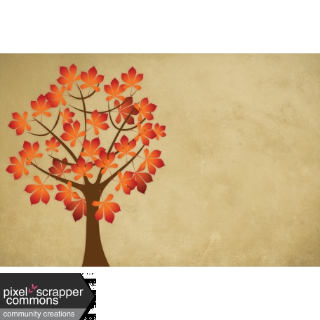 Autumn Tree Card 5